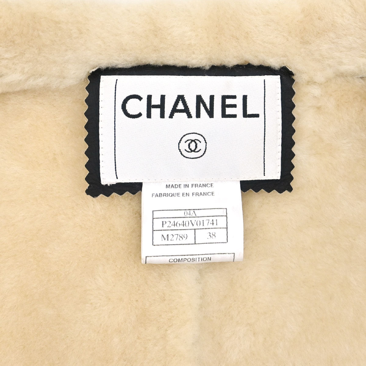 Chanel 2004 Zip Up Jacket Black #38