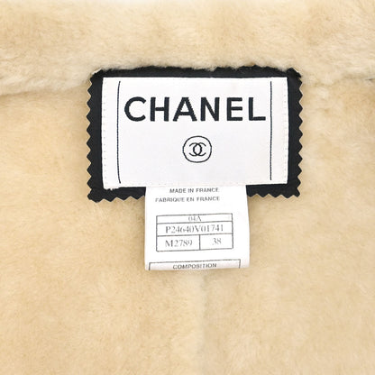 Chanel 2004 Zip Up Jacket Black #38
