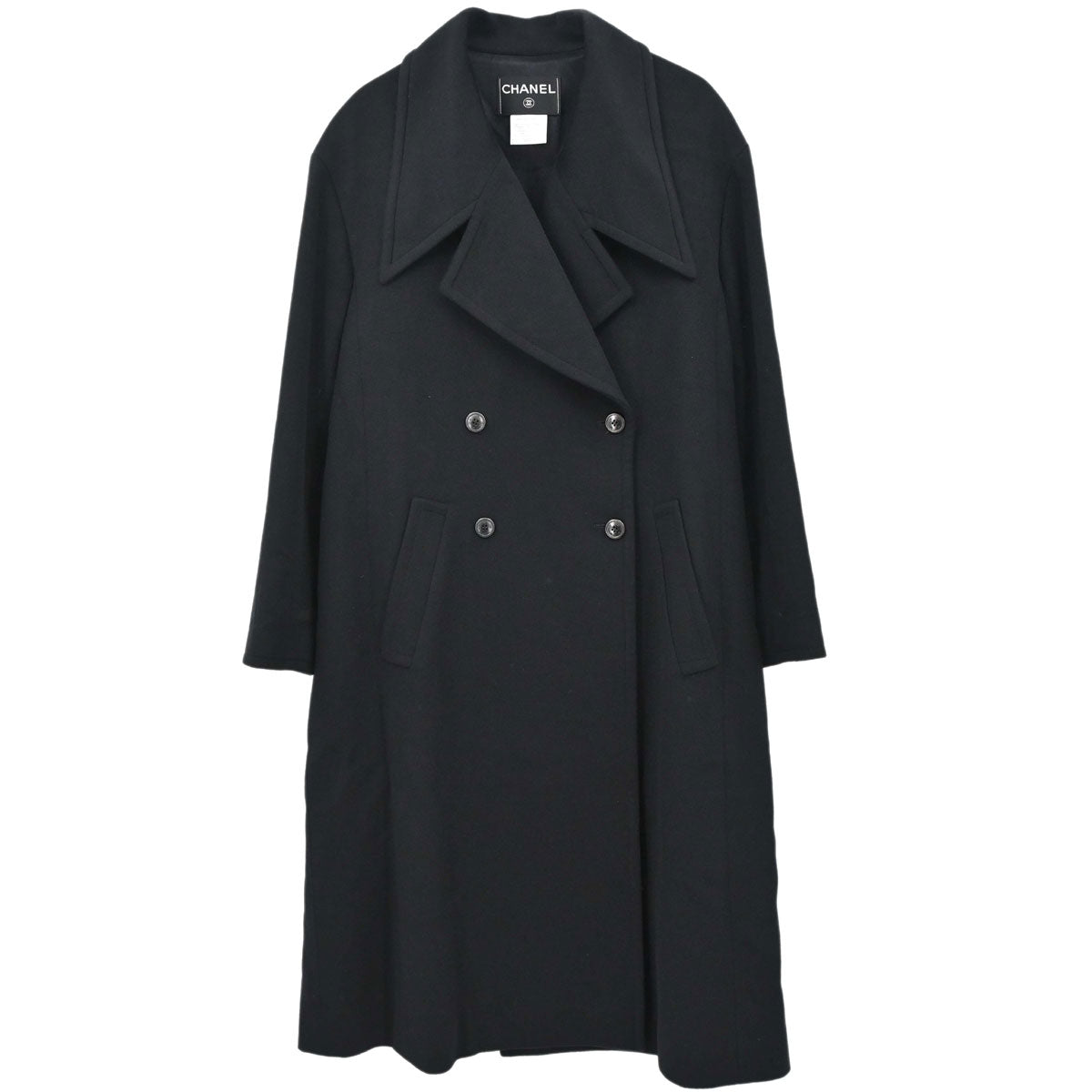 Chanel 1998 Coat Black #38