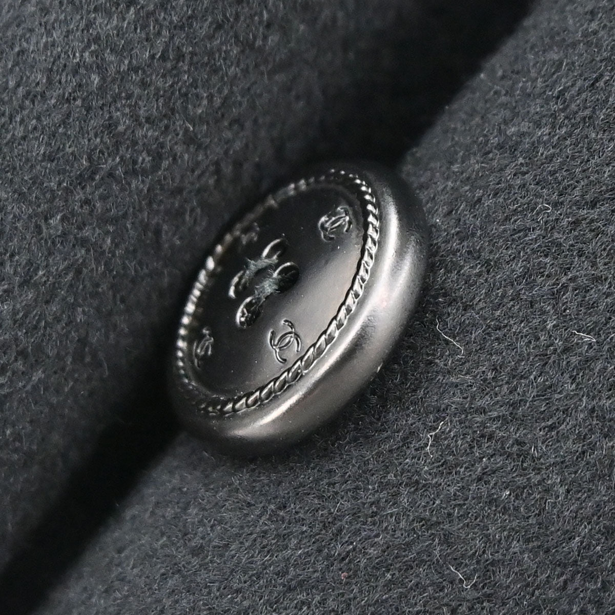 Chanel 1998 Coat Black #38