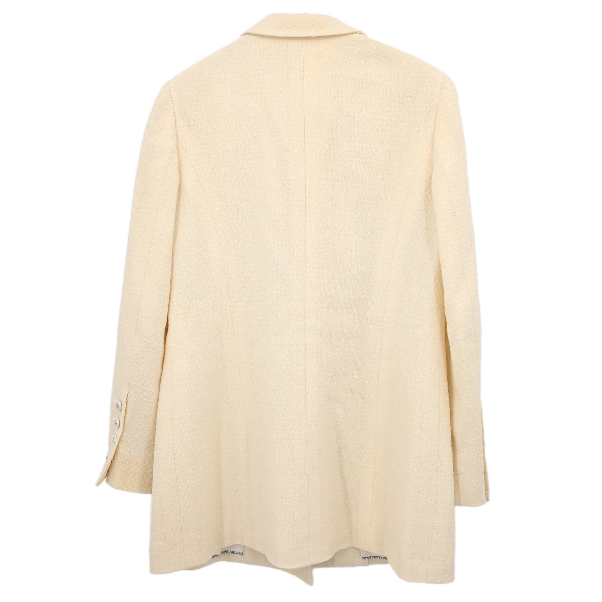 Chanel Double Breasted Jacket Ivory