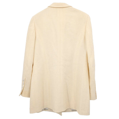 Chanel Double Breasted Jacket Ivory