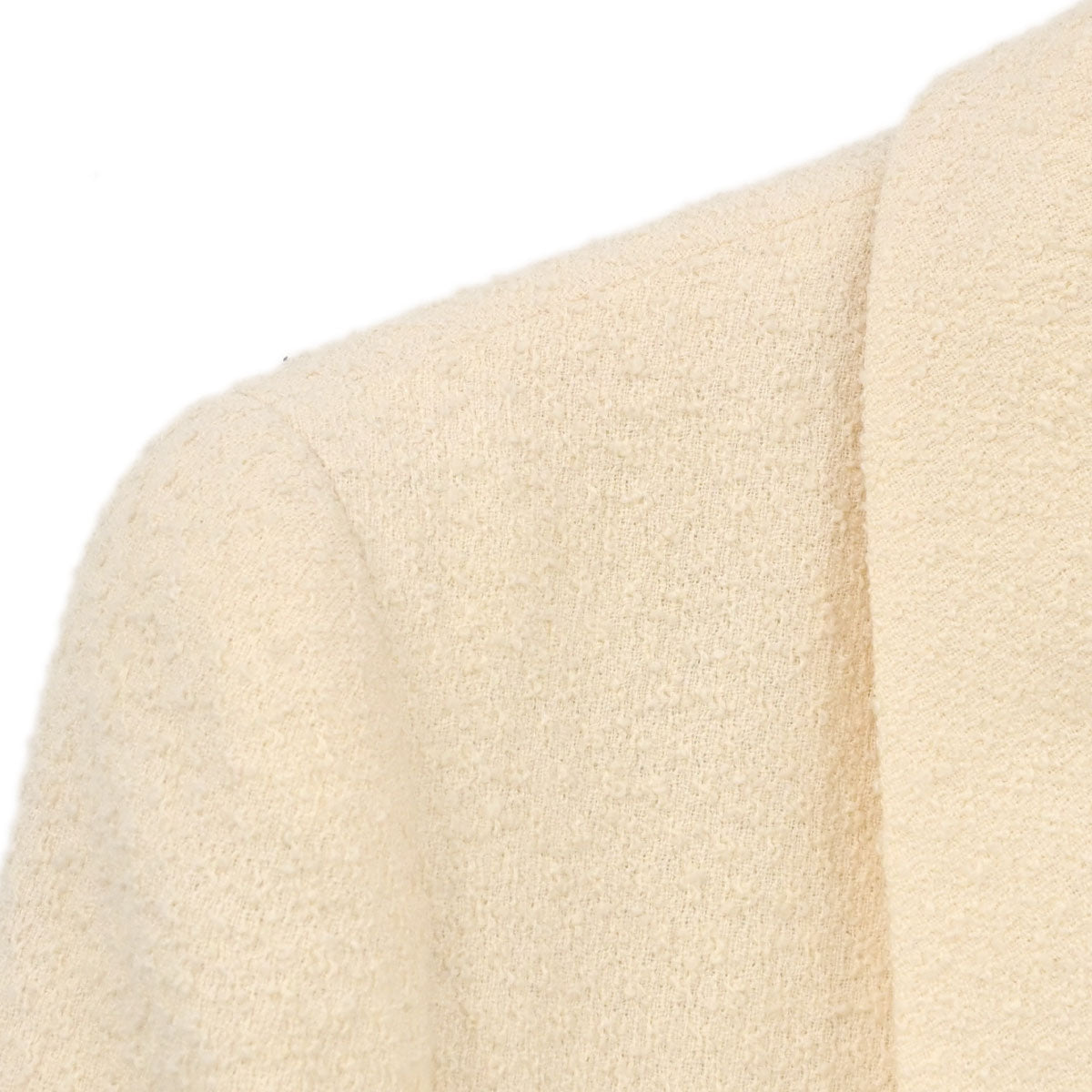 Chanel Double Breasted Jacket Ivory