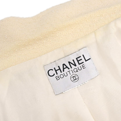 Chanel Double Breasted Jacket Ivory