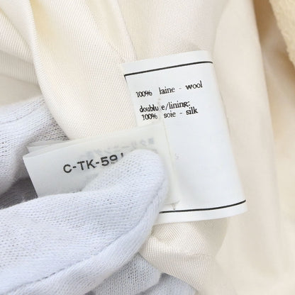 Chanel Double Breasted Jacket Ivory