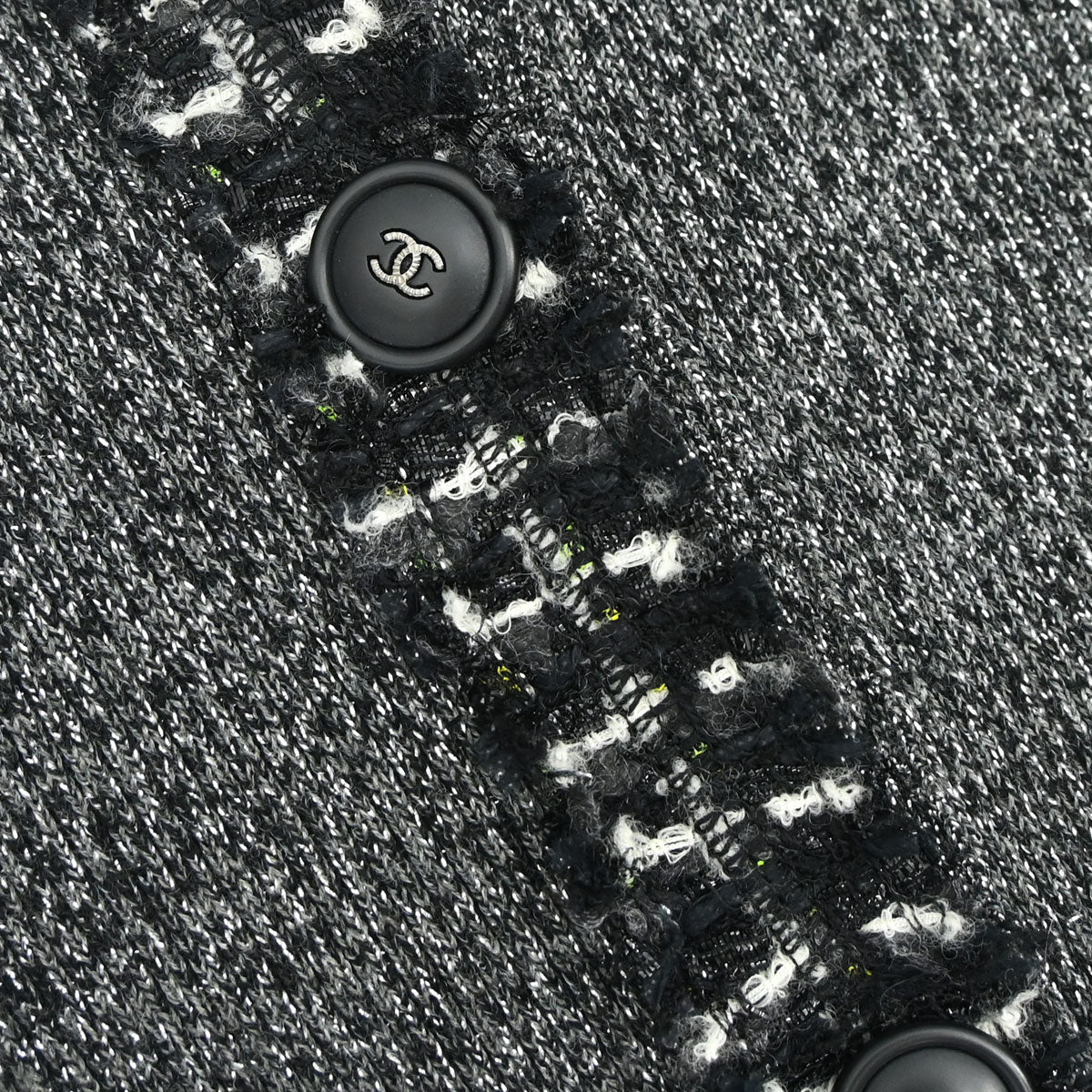 Chanel 2017-2018 Glitter Cardigan Black #34