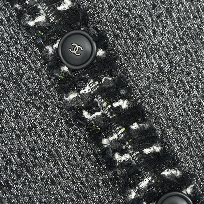 Chanel 2017-2018 Glitter Cardigan Black #34