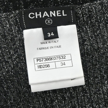 Chanel 2017-2018 Glitter Cardigan Black #34
