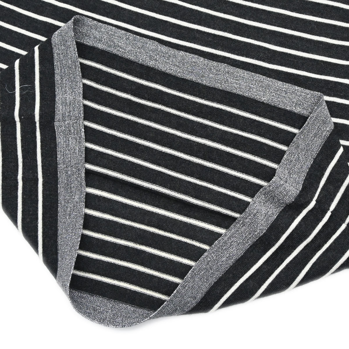 Chanel 2009 Set Cardigan Top Border Black #34