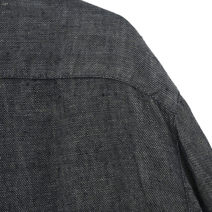 Chanel 1996 Linen Shirt Black #36
