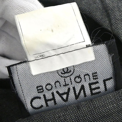 Chanel 1996 Linen Shirt Black #36