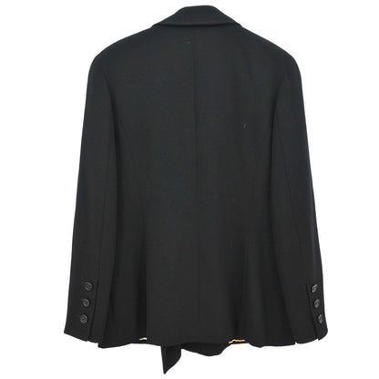 Chanel Double Breasted Jacket Black