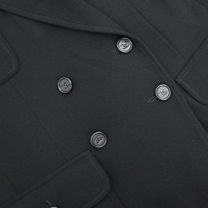 Chanel Double Breasted Jacket Black