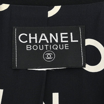 Chanel Double Breasted Jacket Black