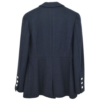 Chanel 1997 Double Breasted Jacket Navy #38