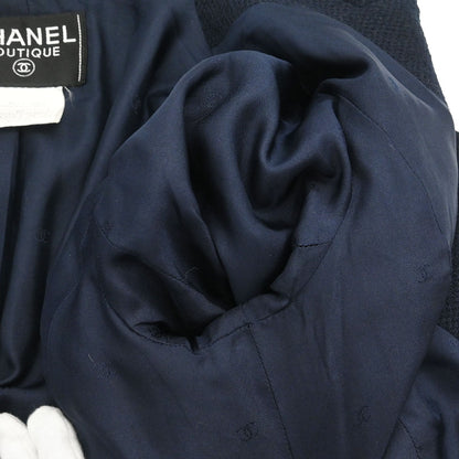 Chanel 1997 Double Breasted Jacket Navy #38