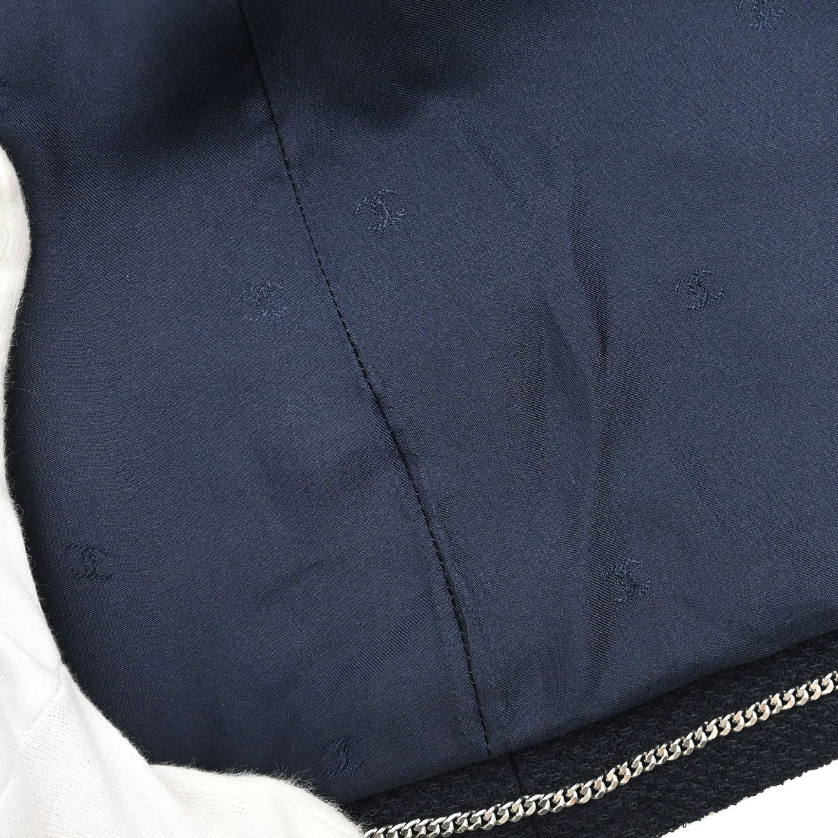 Chanel 1997 Double Breasted Jacket Navy #38