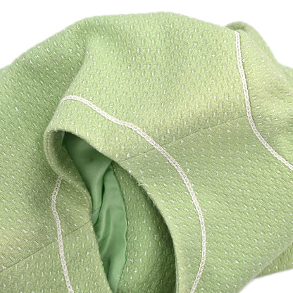 Chanel 1994 Collarless Tweed Jacket Green #38