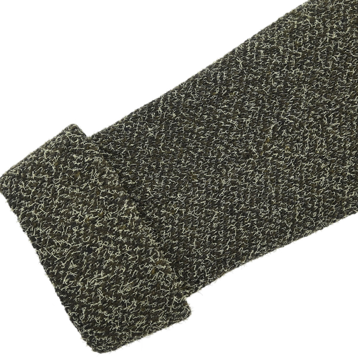 Chanel 1997 Double Breasted Tweed Jacket Khaki #40