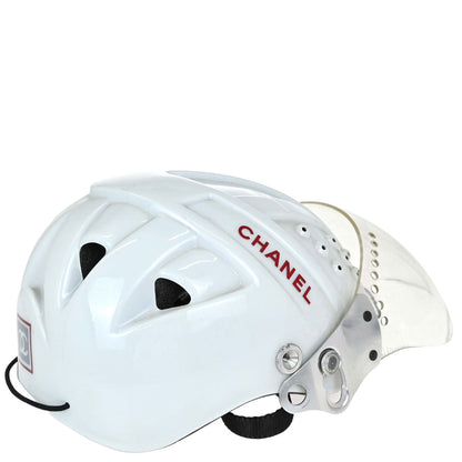 Chanel Sport Line White Helmet Small Good