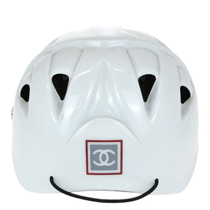 Chanel Sport Line White Helmet Small Good
