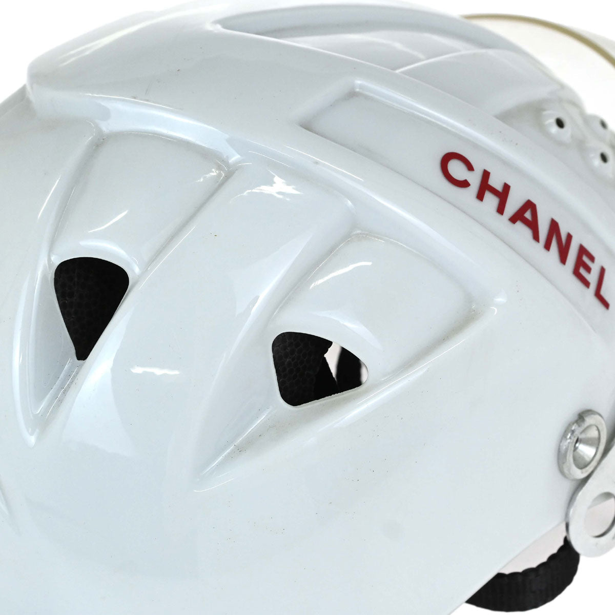 Chanel Sport Line White Helmet Small Good