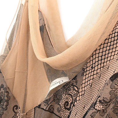 Christian Dior 2006 Camisole Lace Dress Pink Black #38