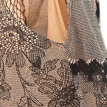 Christian Dior 2006 Camisole Lace Dress Pink Black #38