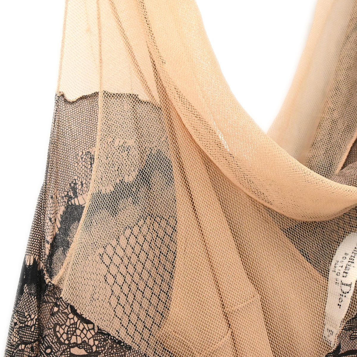 Christian Dior 2006 Camisole Lace Dress Pink Black #38