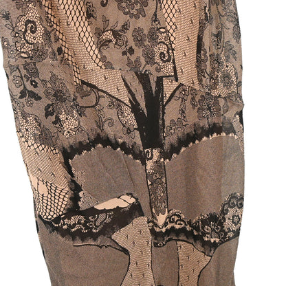 Christian Dior 2006 Camisole Lace Dress Pink Black #38