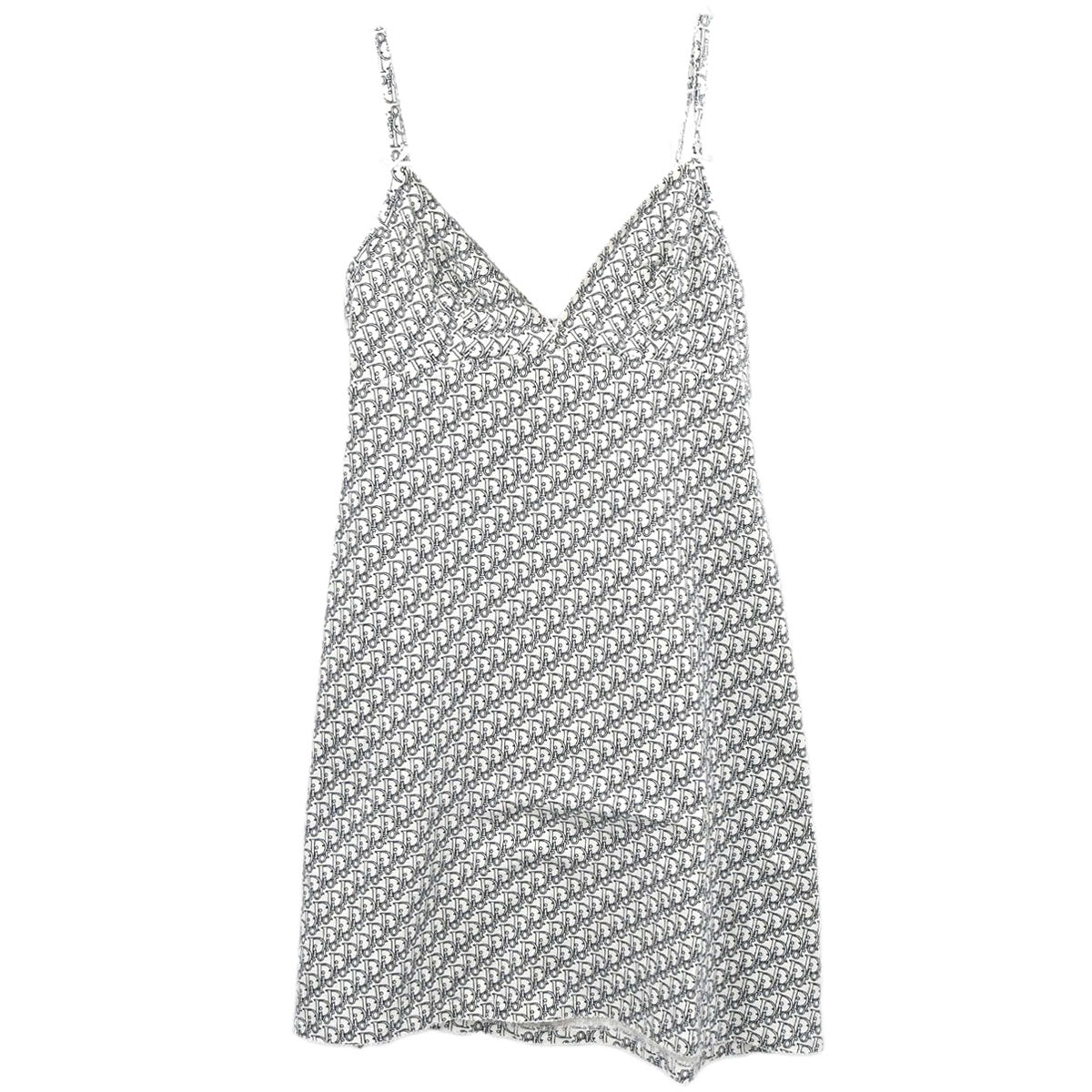 Christian Dior Camisole Dress Trotter White Black #3