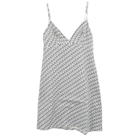 Christian Dior Camisole Dress Trotter White Black #3