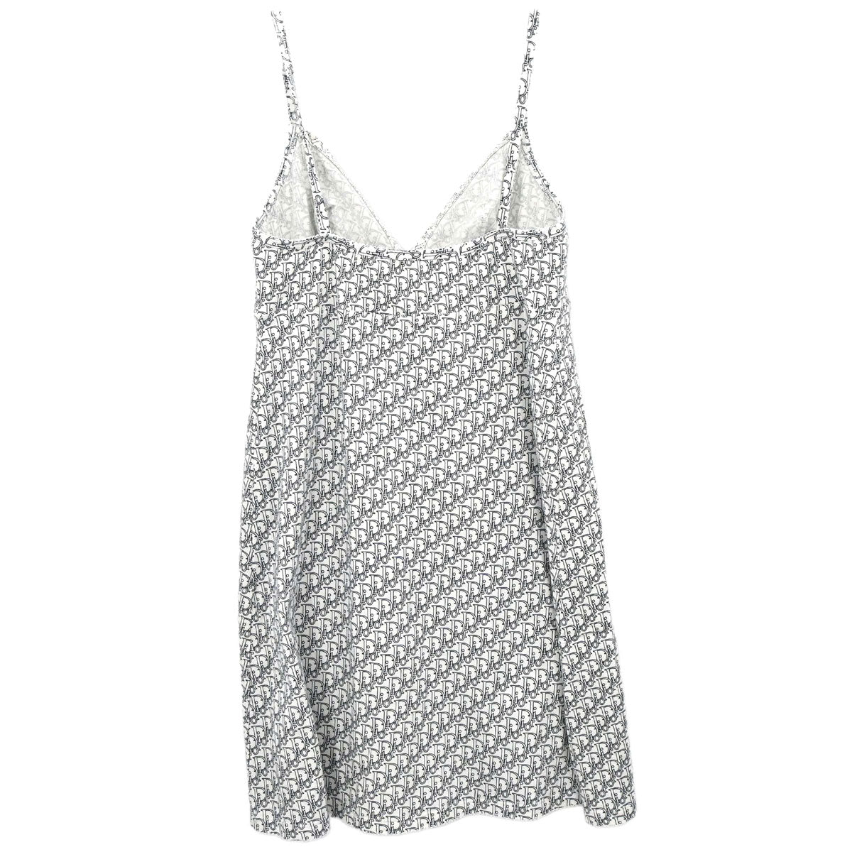 Christian Dior Camisole Dress Trotter White Black #3
