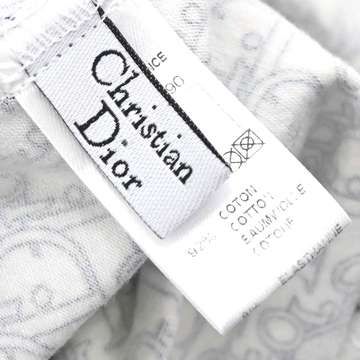 Christian Dior Camisole Dress Trotter White Black #3