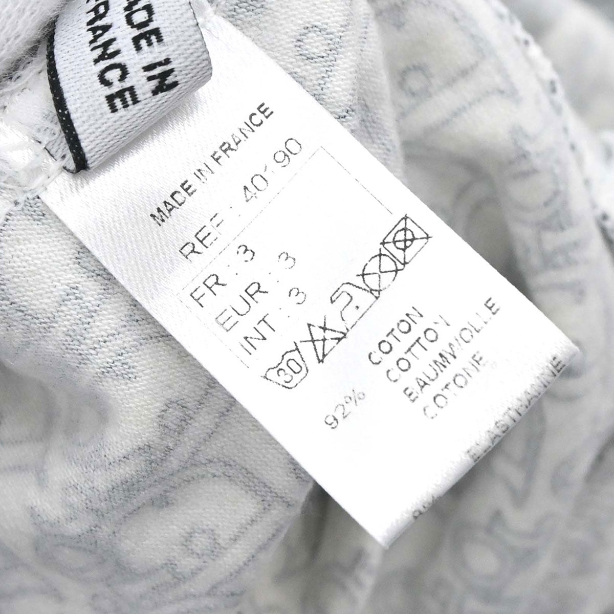 Christian Dior Camisole Dress Trotter White Black #3