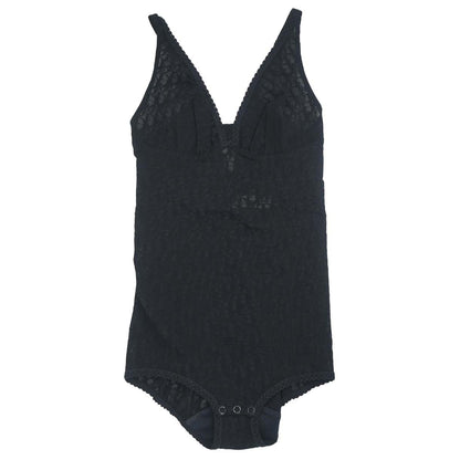 Christian Dior Trotter Lingerie Mesh Lace Bodysuit Black #80A/M