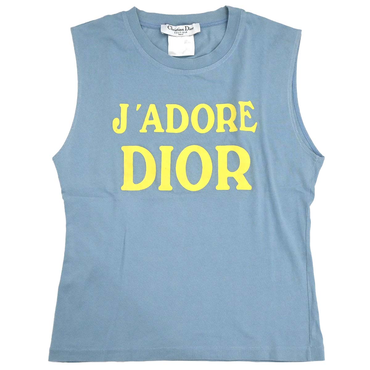 Christian Dior 2002 Sleeveless Tank Top Blue #38
