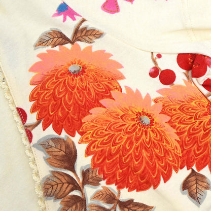 Christian Dior 2006 Floral T-shirt Sequins Beads Ivory #36