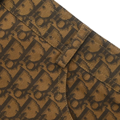 Christian Dior 2005 Romantic Trotter Bow Corsage Skirt Brown #36