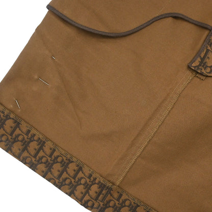 Christian Dior 2005 Romantic Trotter Bow Corsage Skirt Brown #36