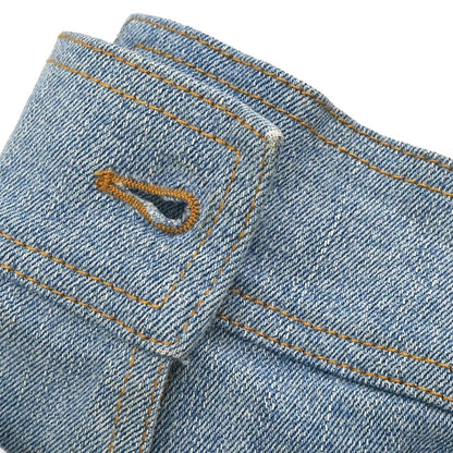 Christian Dior 2005 Embroidery Denim Jacket Light Blue #44