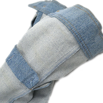 Christian Dior 2005 Embroidery Denim Jacket Light Blue #44