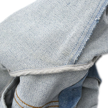 Christian Dior 2005 Embroidery Denim Jacket Light Blue #44