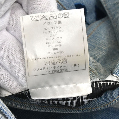 Christian Dior 2005 Embroidery Denim Jacket Light Blue #44