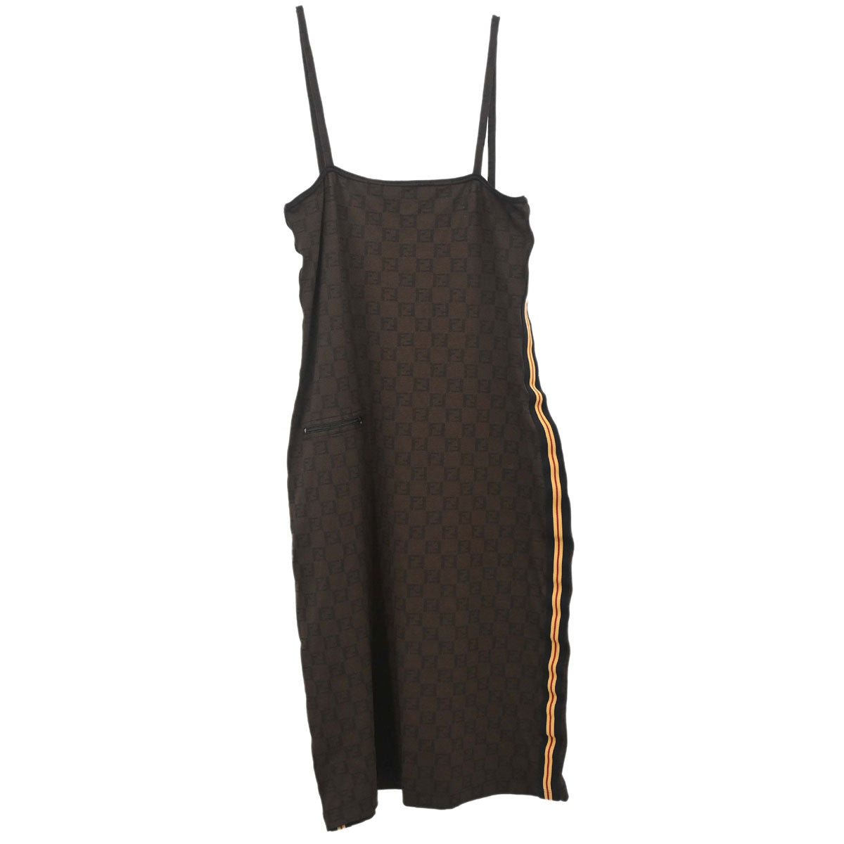 Fendi Camisole Zucchino Dress Brown #42
