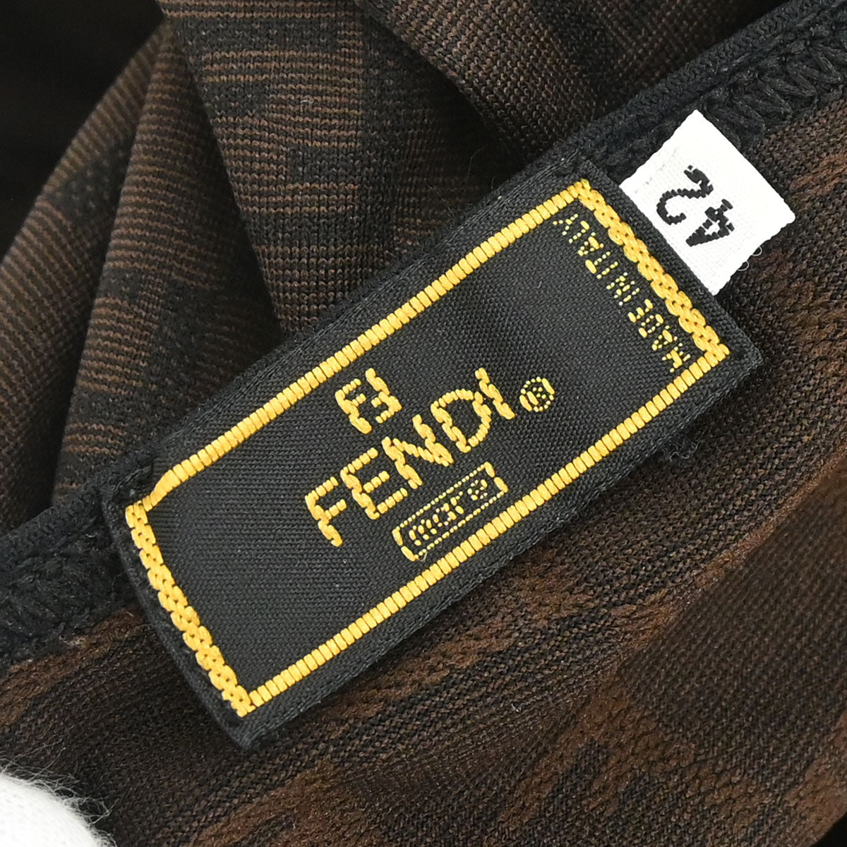 Fendi Camisole Zucchino Dress Brown #42