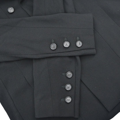 Chanel 1998 Double Breasted Jacket Black #46