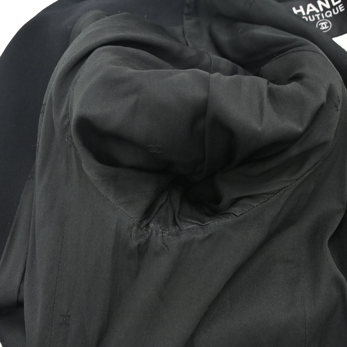 Chanel 1998 Double Breasted Jacket Black #46