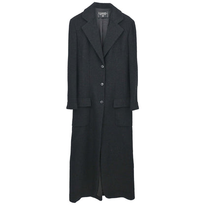 Chanel Long Coat Black
