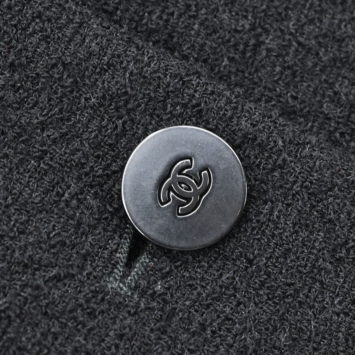 Chanel Long Coat Black